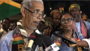 Jamaican Politician Paul Burke And His Wife Angel Burke Visits Ghana
