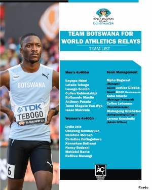 Team Botswana for World Relays