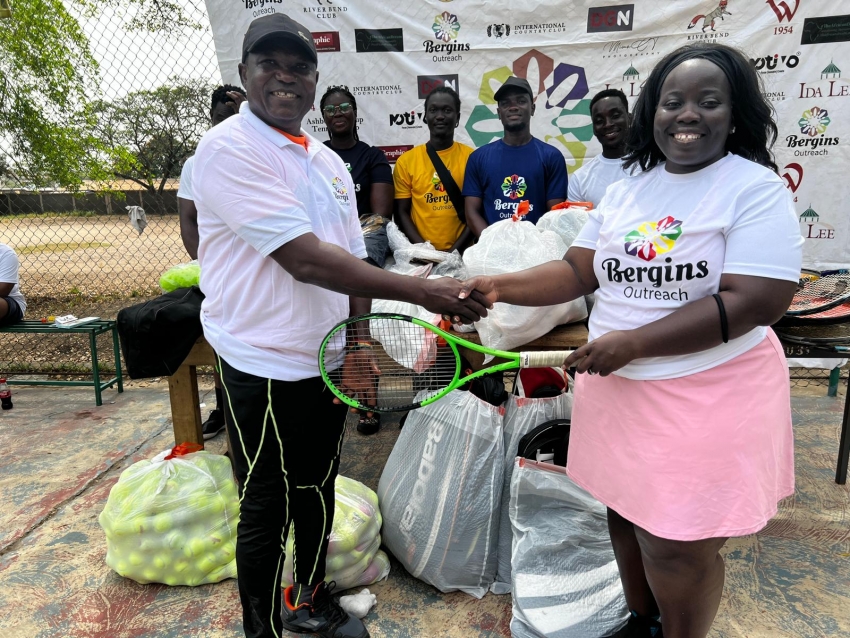Bergins Outreach Empowers Tennis Clubs in Ghana with Pickleball Equipment