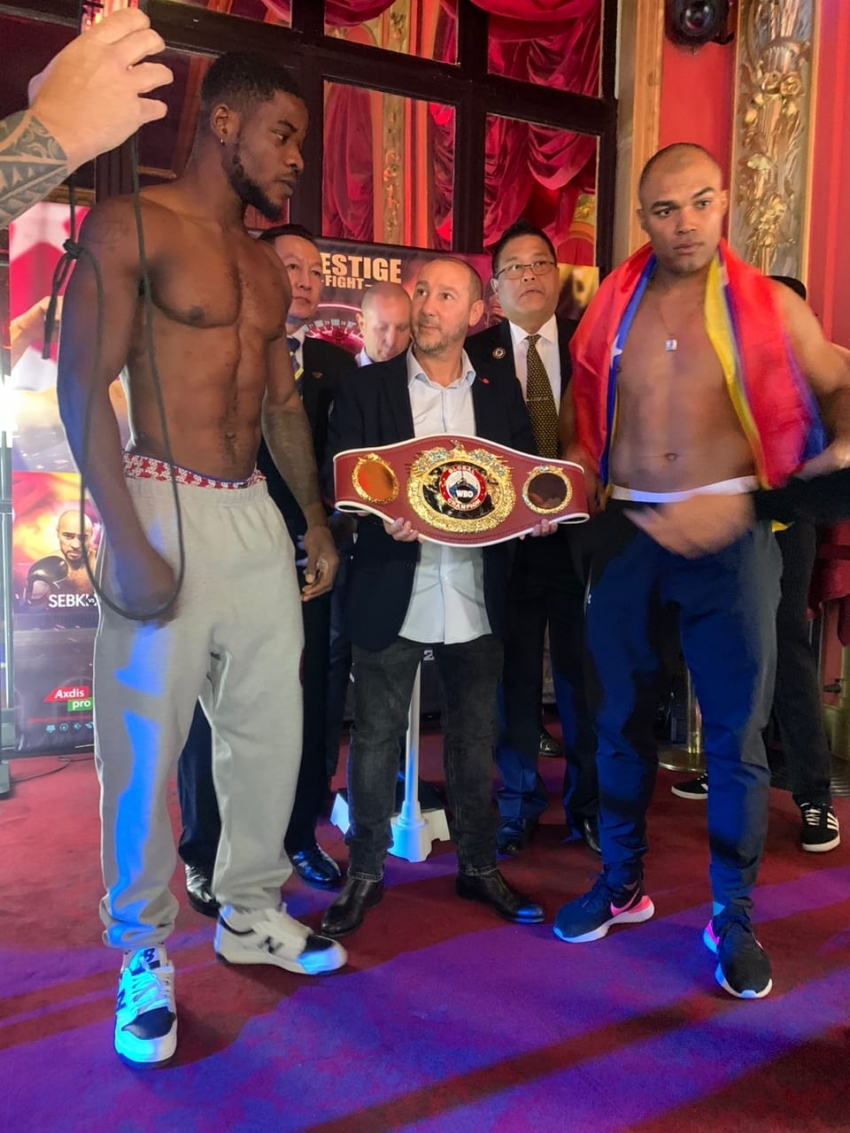 Dickson and Ramirez make weight for WBO Global cruiserweight title fight