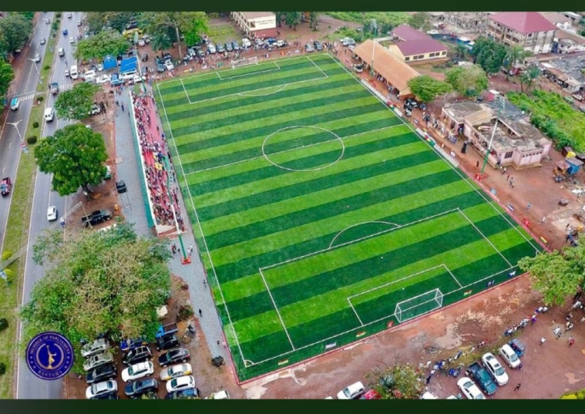 Cocoase Astroturf Pitch In Bantama, Ashanti Region Commissioned by Nana Addo Dankwa Akufo-Addo
